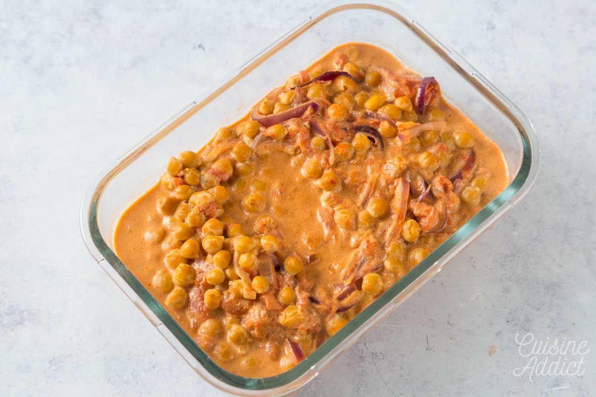 Savoureux curry de pois chiches au lait de coco