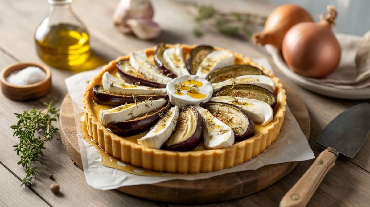 Dégustation automnale : la tarte au chèvre frais et légumes