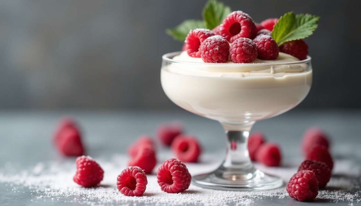 La douceur fruitée de la chantilly aux framboises