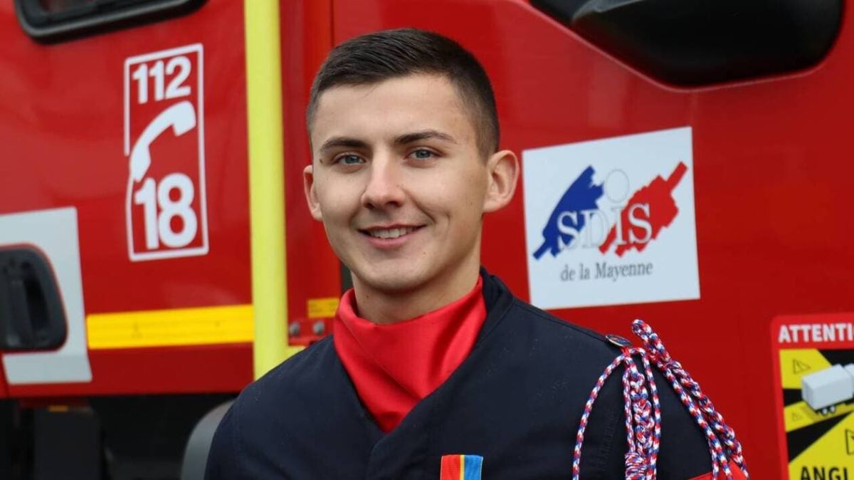 À 24 ans, il prend les rênes des pompiers de Mayenne