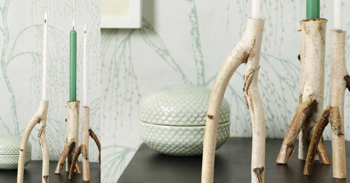 L'art du bougeoir en bois brut : une touche naturelle pour votre décoration intérieure