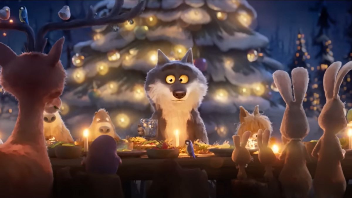 Un loup devient la star des fêtes : la pub française qui fait sensation