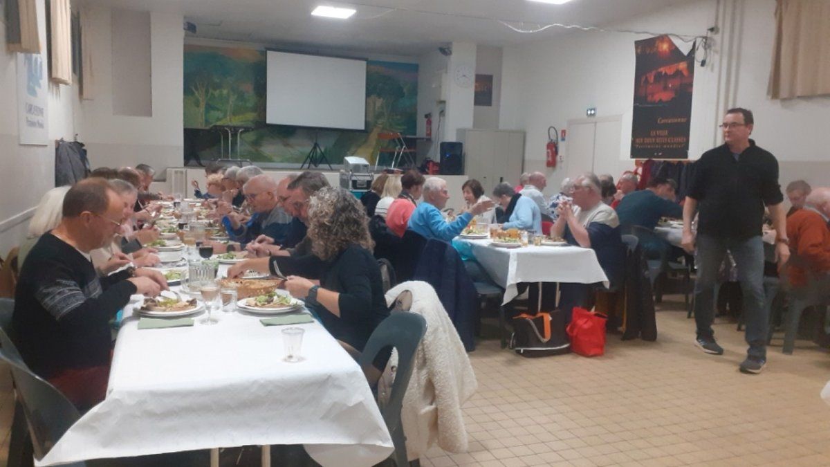 Les randonneurs de l'A3V célèbrent la fin d'année autour d'un festin convivial