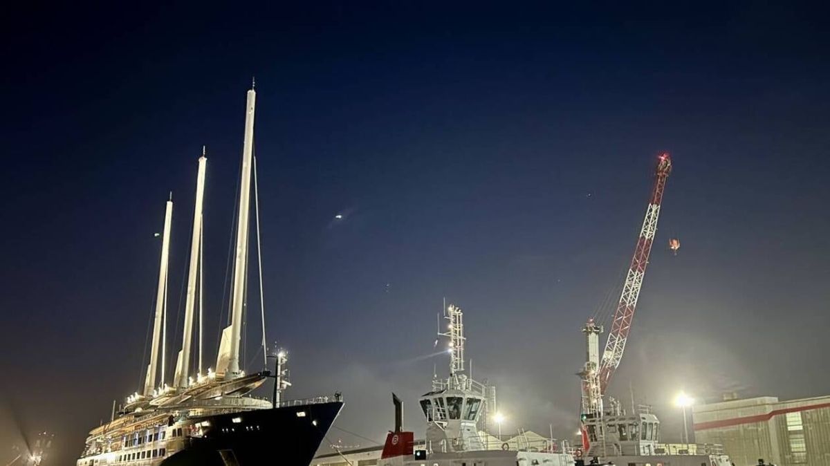 L'Orient Express Corinthian : retour magique au port de Saint-Nazaire ce matin