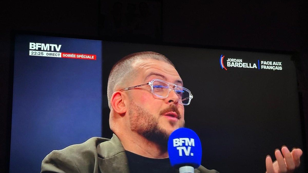 Un échange engagé entre Benoît Pérez et Jordan Bardella sur BFM TV