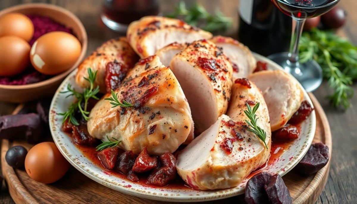 Poulet façon coq au vin : une recette réconfortante à découvrir