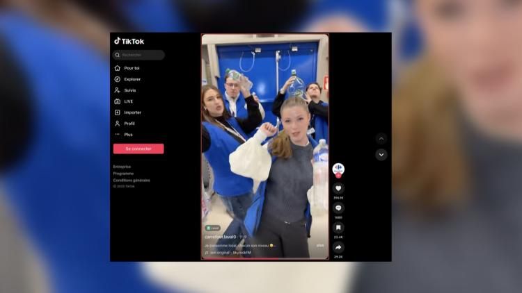Léonie, la caissière de Carrefour devenue star sur TikTok, sous protection
