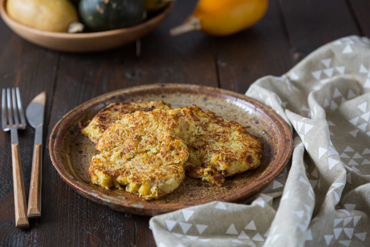 Galettes de courge spaghetti façon rosti