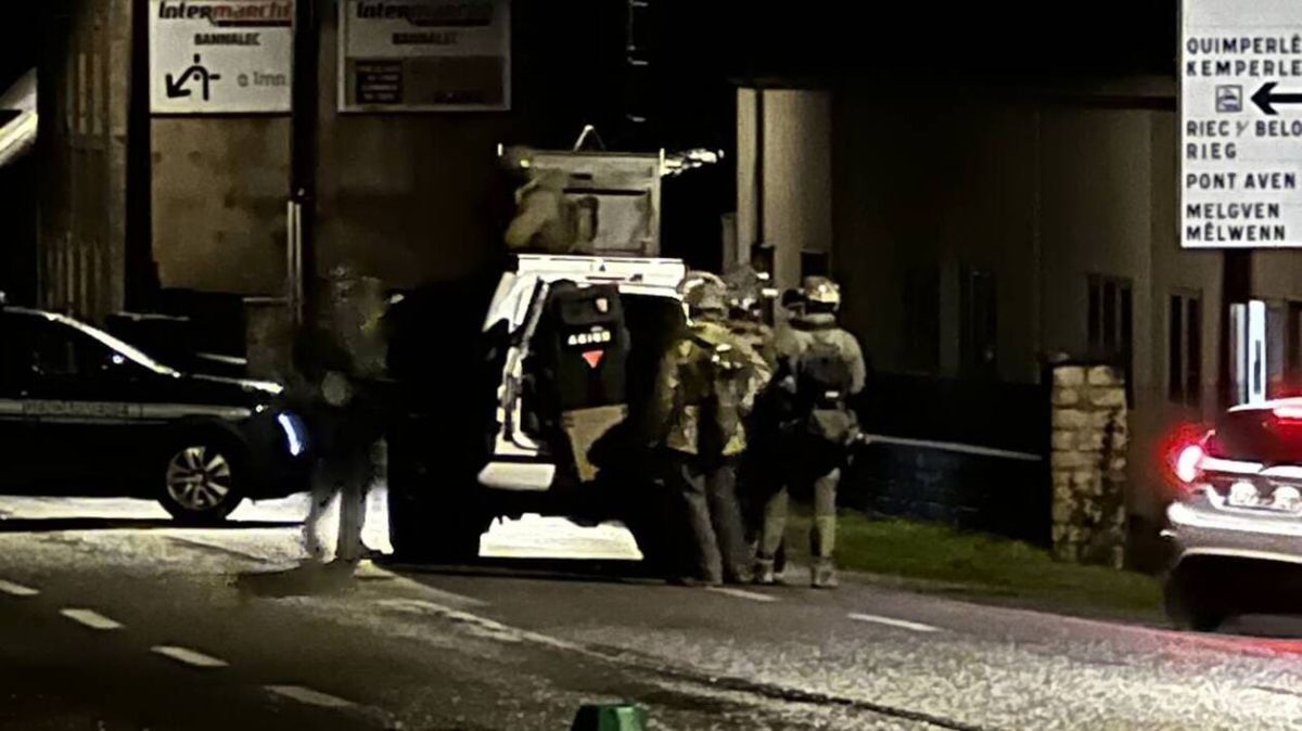 Un homme retranché à Bannalec : tensions et négociations