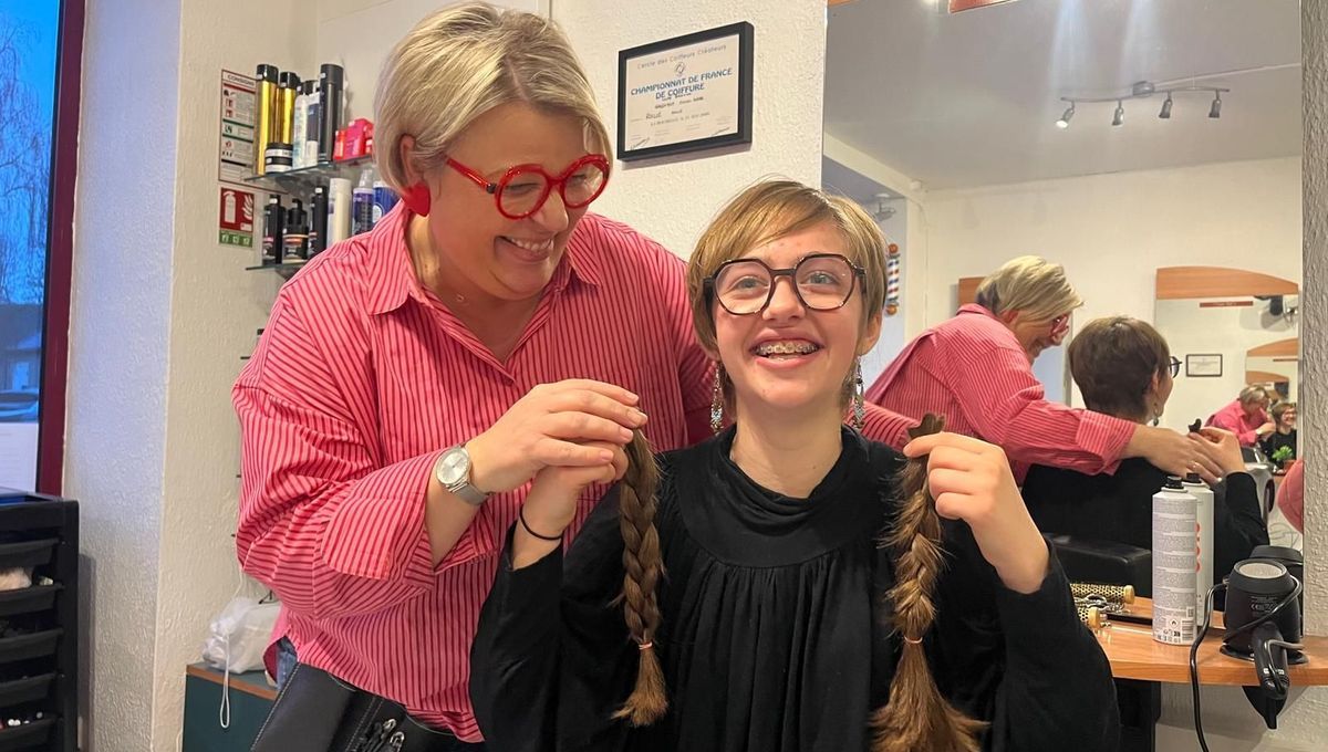 Mélina, l'adolescente du Mans qui offre ses cheveux pour aider les victimes de Crans-Montana
