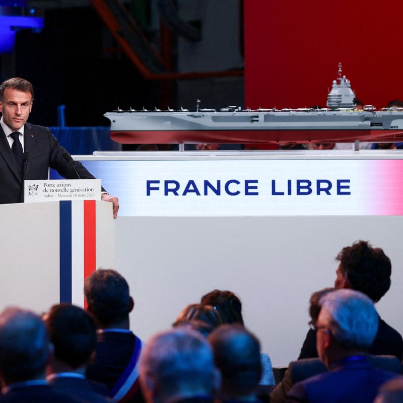 Le futur porte-avions français : un symbole de liberté et de puissance pour Emmanuel Macron