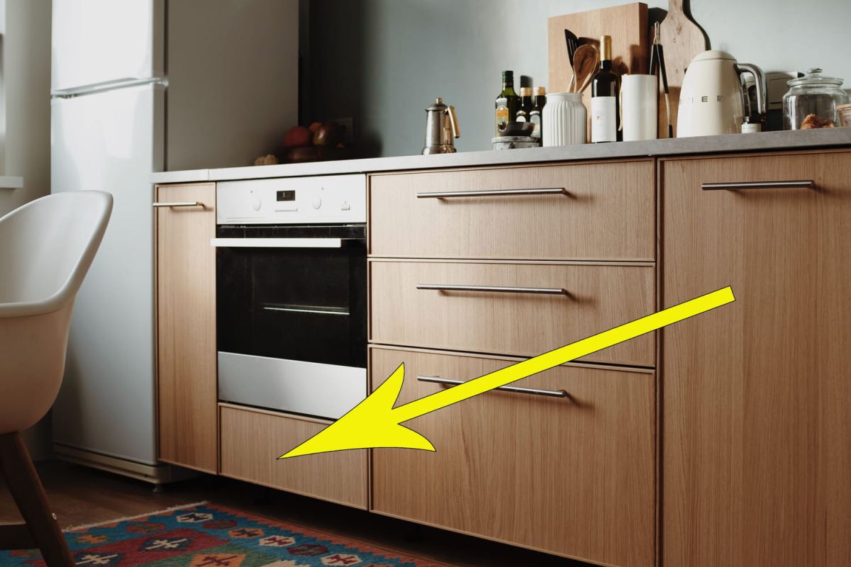le tiroir sous votre four, un secret bien gardé