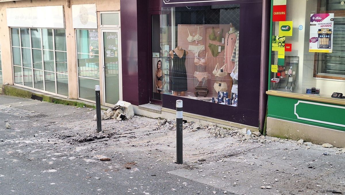 Urgence à Mayenne : un effondrement de corniche reloge huit familles