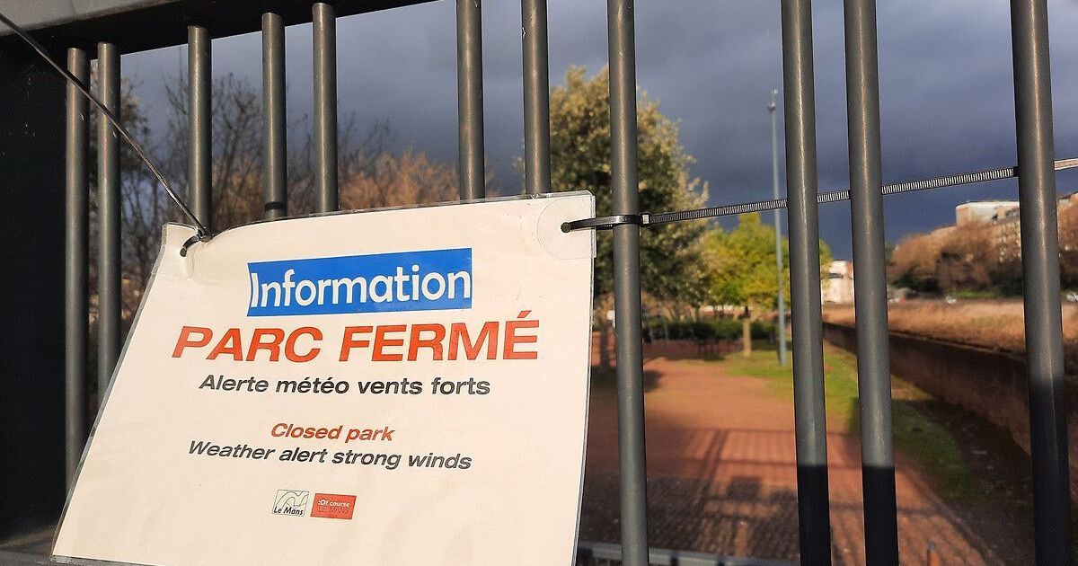 Le Mans : fermeture des parcs pour prévenir les risques de vent violent
