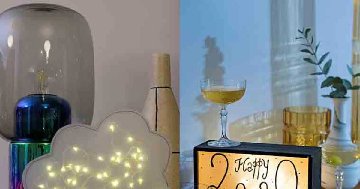 Créez une boîte lumineuse pour célébrer la nouvelle année