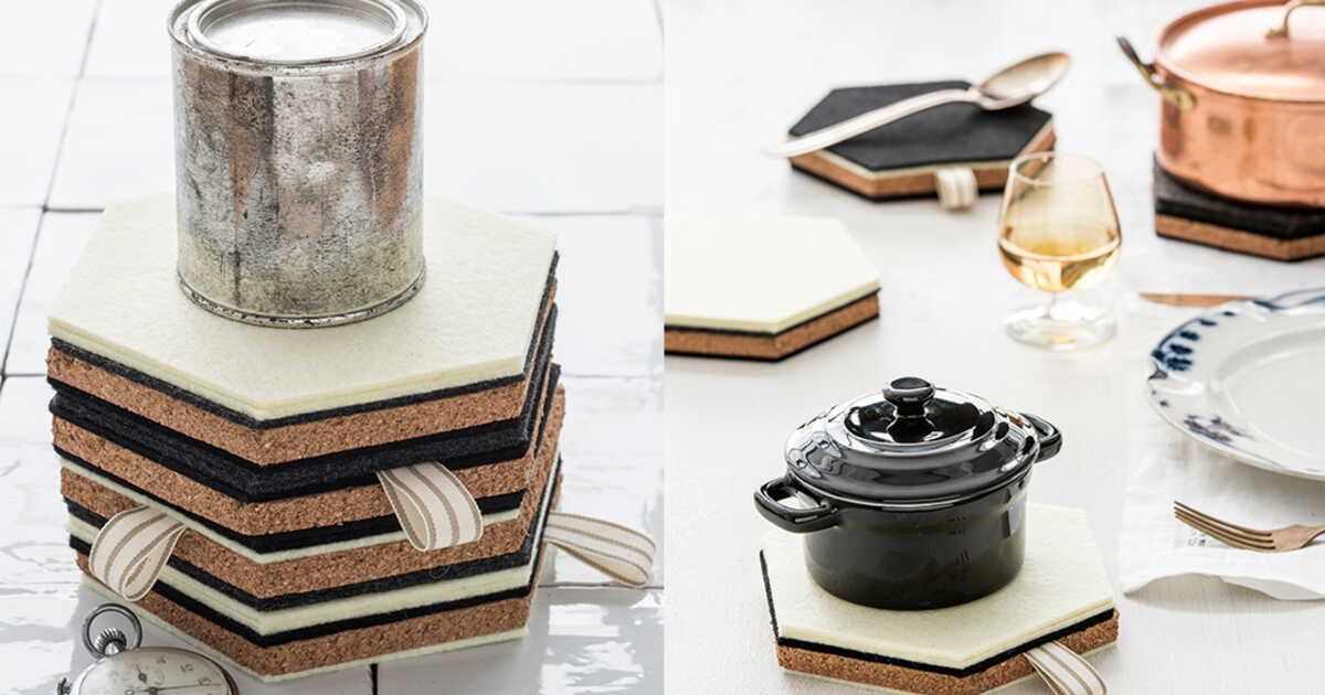 Un dessous-de-plat en liège