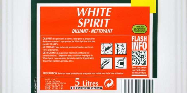 Le white spirit, un précieux atout pour votre intérieur : utilisez-le avec précaution