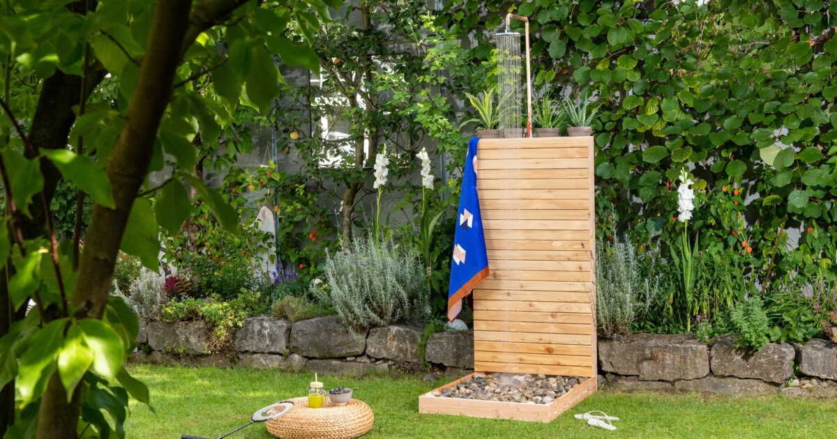 Fabriquez votre propre douche de jardin cet été