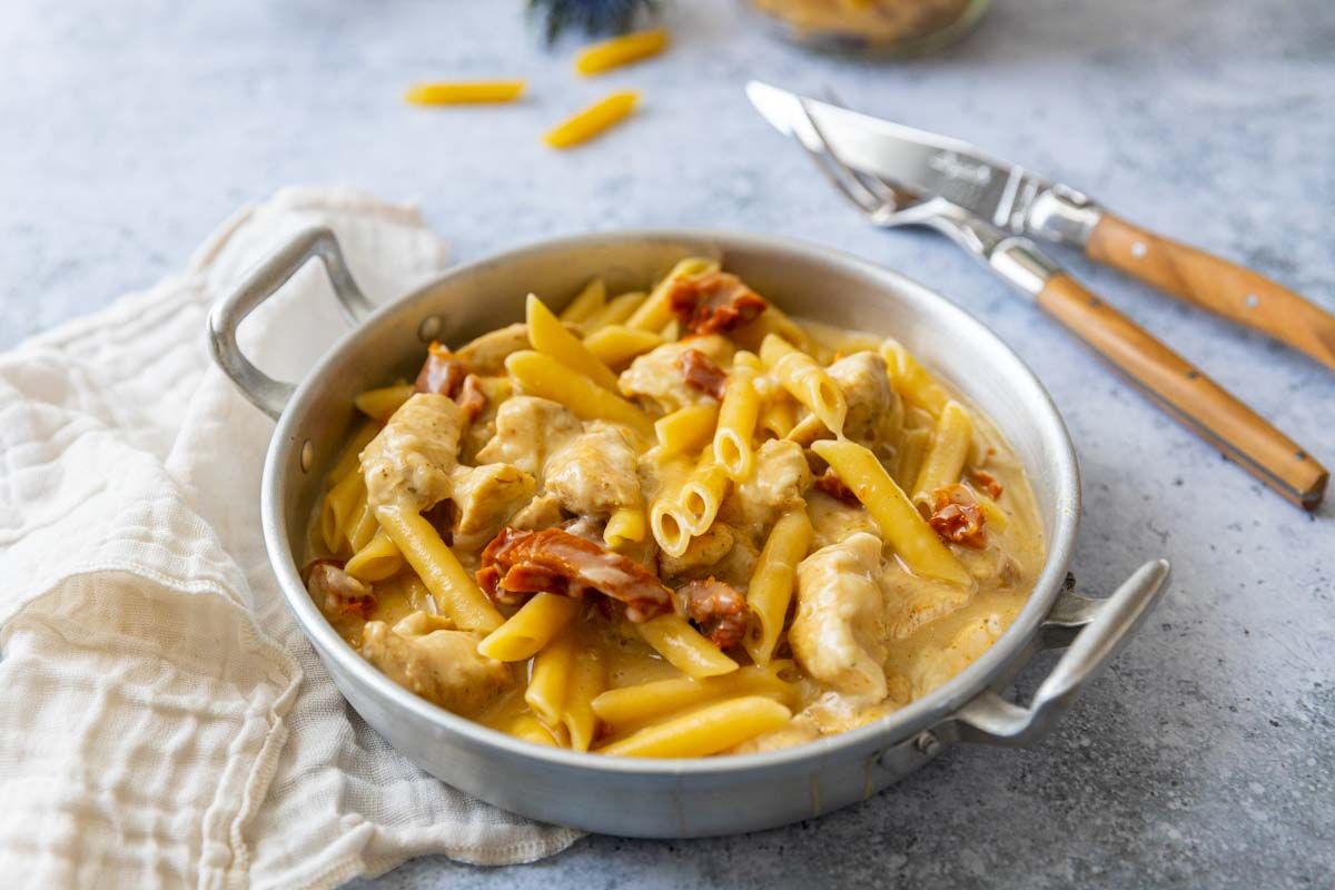 Poulet gourmand façon mac & cheese