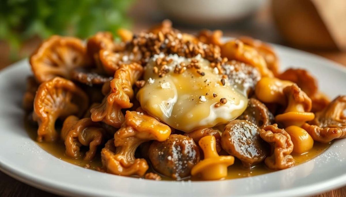 Découvrez la poêlée de chanterelles au beurre, une recette inoubliable