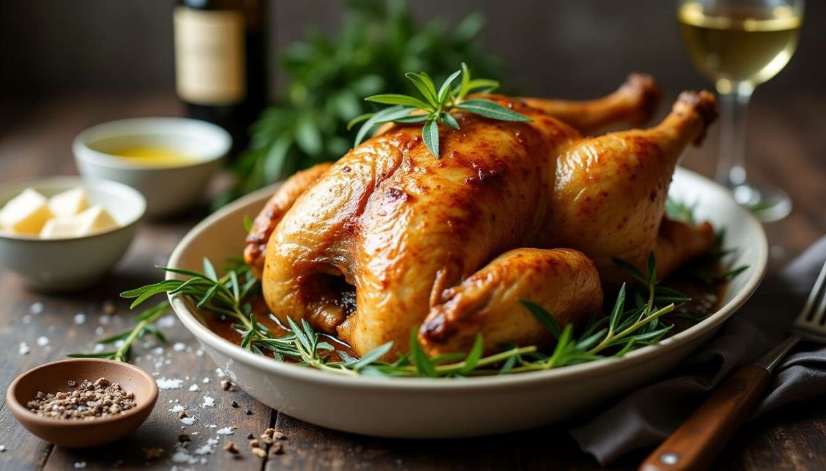 un classique revisité : la pintade rôtie simple et savoureuse
