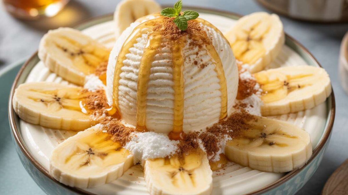 Découvrez la glace à la banane express : un délice sain prêt en un clin d'œil