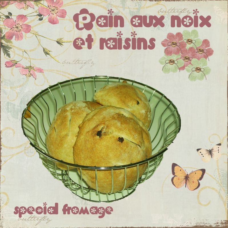 Petits pains aux noix et raisins : le compagnon idéal des fromages