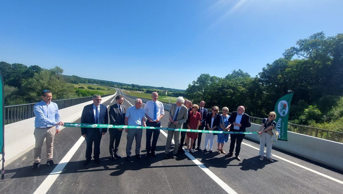 Ouverture d'un viaduc emblématique en Sarthe : un souffle nouveau pour Connerré