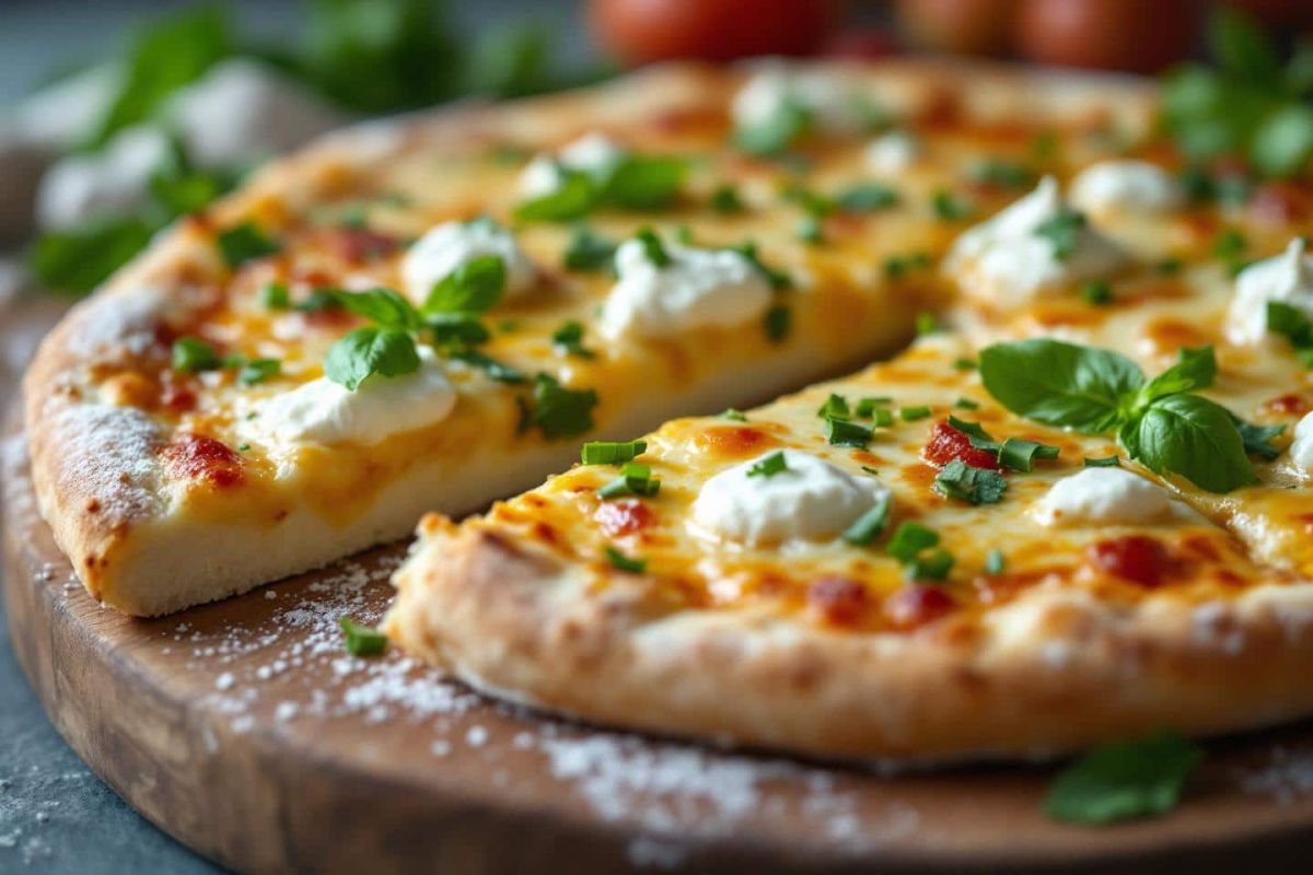 La pizza blanche aux herbes, la tendance gourmande de la rentrée