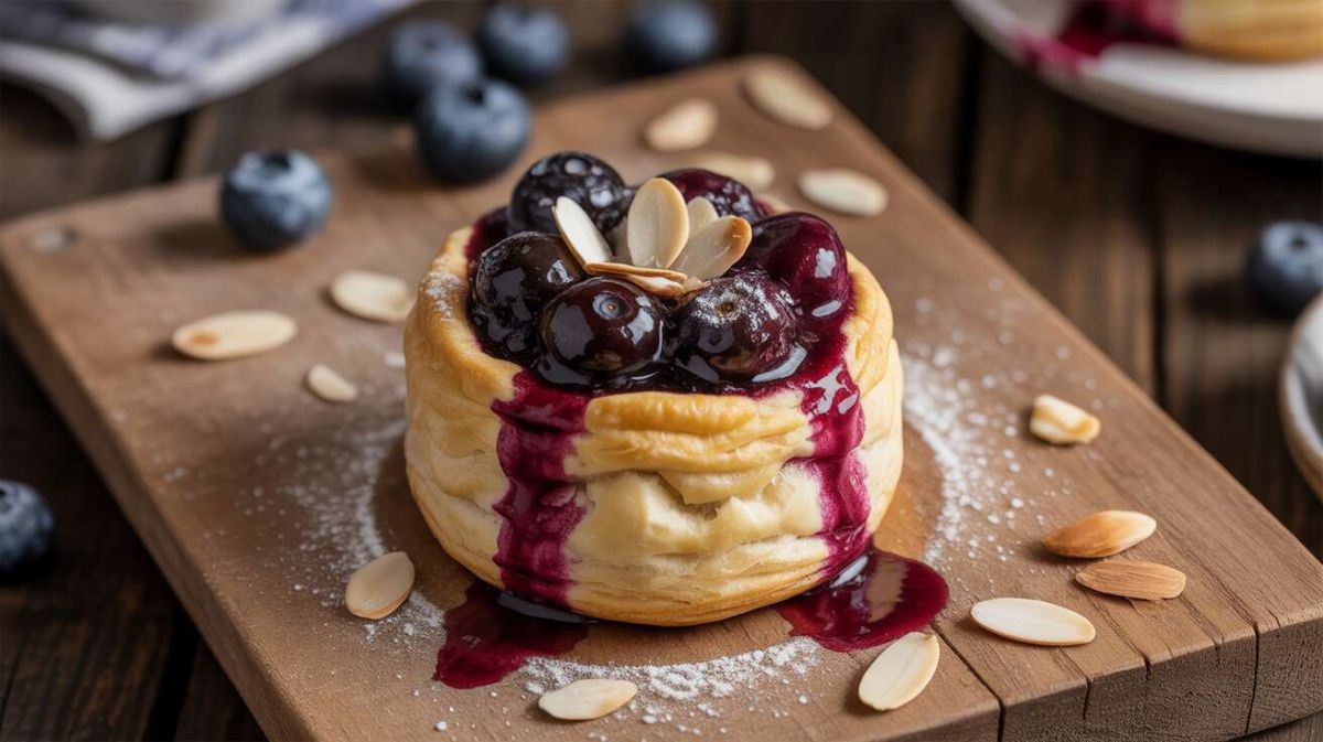 Des mini vol-au-vent aux myrtilles pour un dessert léger et savoureux