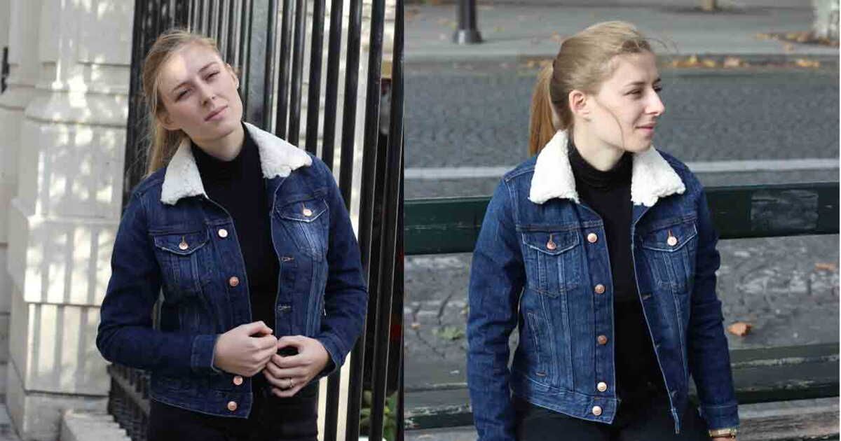 Le blouson en jean et col mouton : un incontournable de votre garde-robe