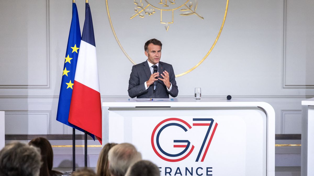 À Évian, Macron prône la convergence lors du G7 face aux crises mondiales