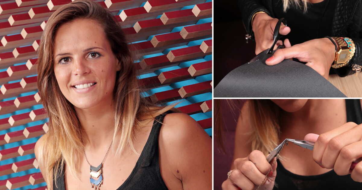 Laure Manaudou se lance dans la création avec un collier Cherokee