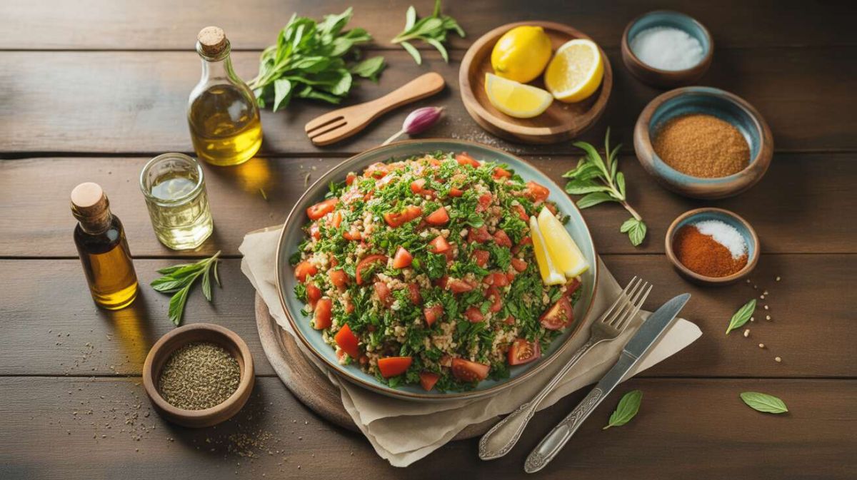Savourez la fraîcheur du taboulé libanais au barbecue