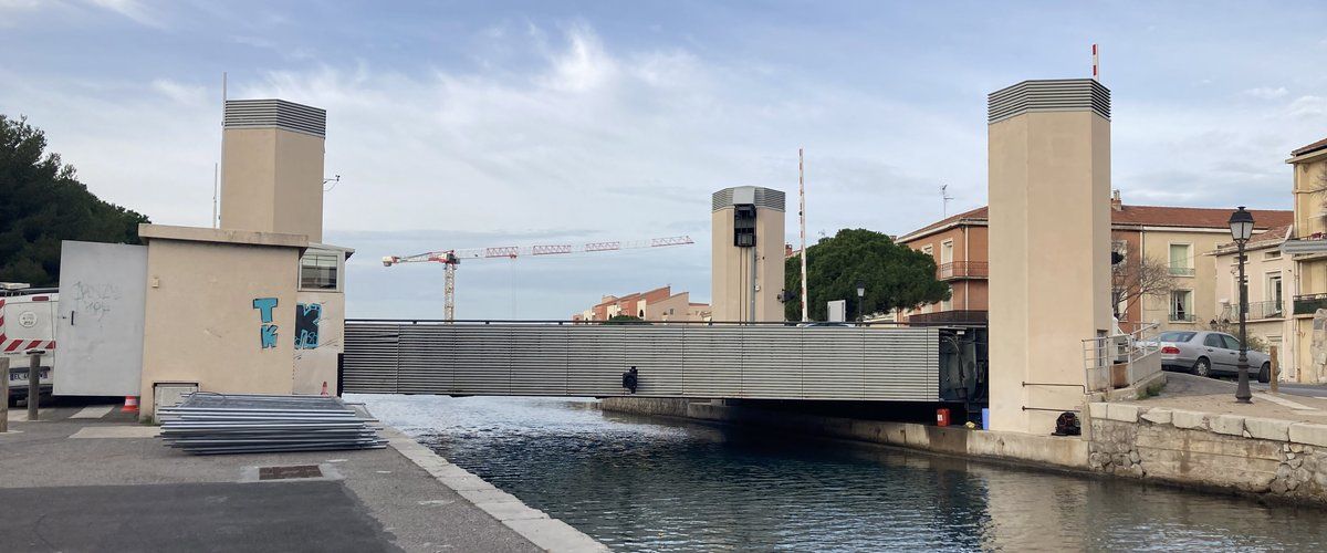 Des interruptions de circulation prévues pour le pont mobile de Frontignan