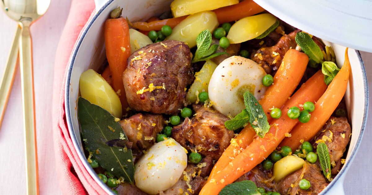 Navarin d’agneau, menthe et citron