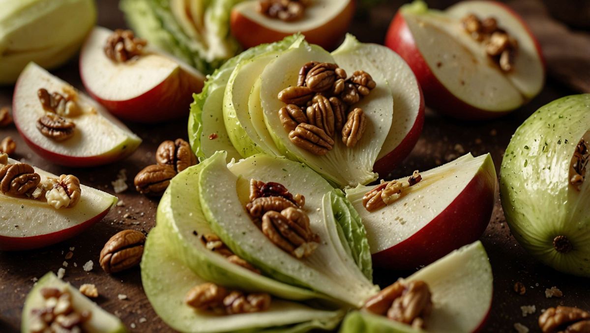Savourez la fraîcheur : la salade d’endives aux pommes et noix de Laurent Mariotte