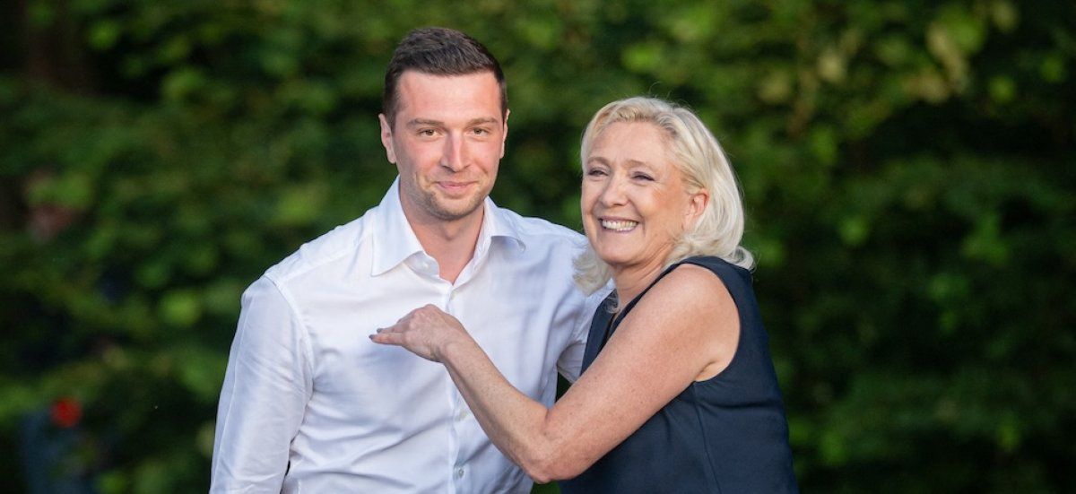 Jordan Bardella se réjouit de la candidature de Marine Le Pen pour 2027