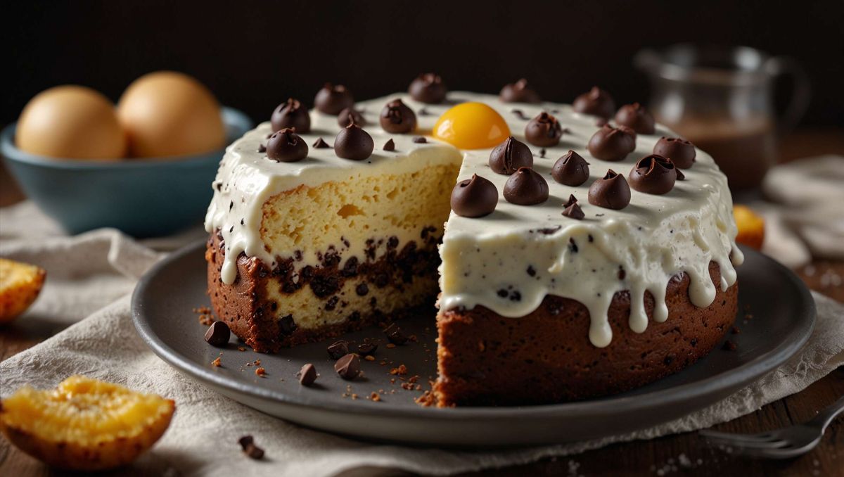 gâteau moelleux au yaourt et pépites de chocolat : une douceur irrésistible