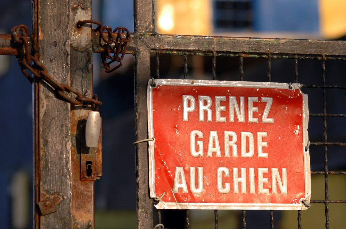 Pourquoi le panneau "attention au chien" est essentiel pour les propriétaires