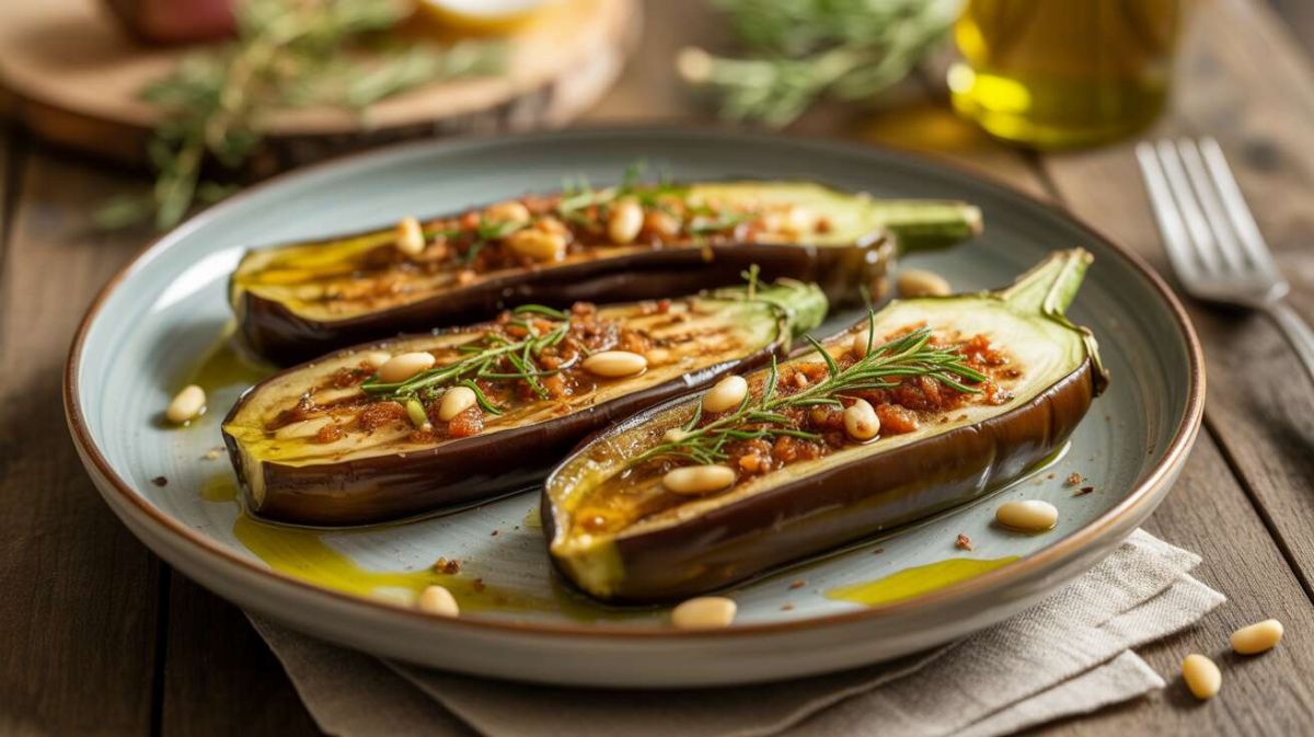 Aubergines grillées marinées : une délicieuse entrée estivale