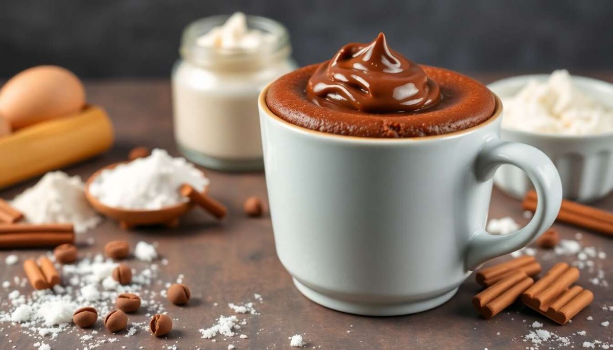 Mug cake au Nutella sans œuf : une douceur rapide à savourer