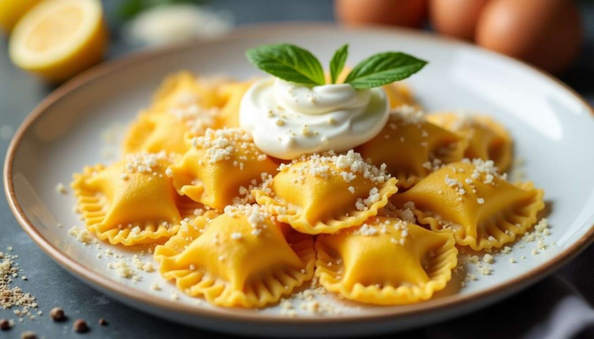 Savourez des ravioles à la crème : une recette facile et gourmande